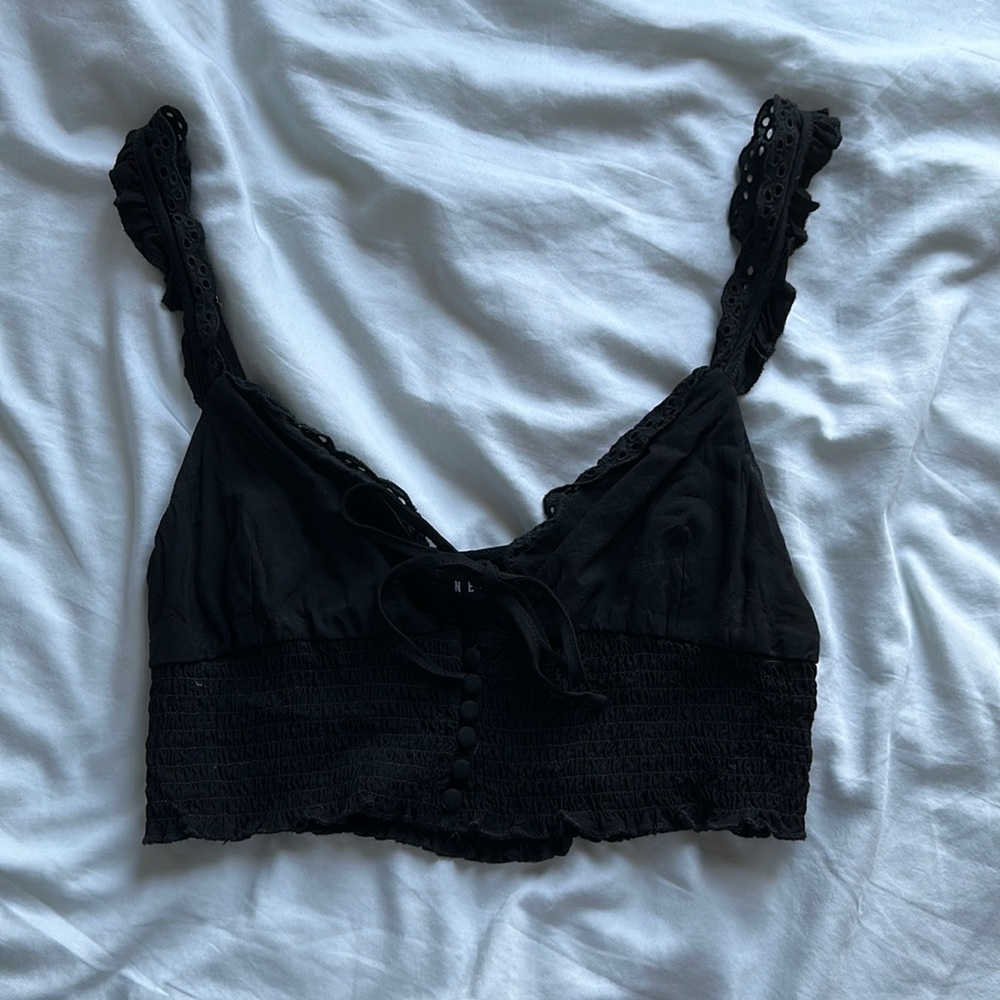 Pacsun Black Crop Top